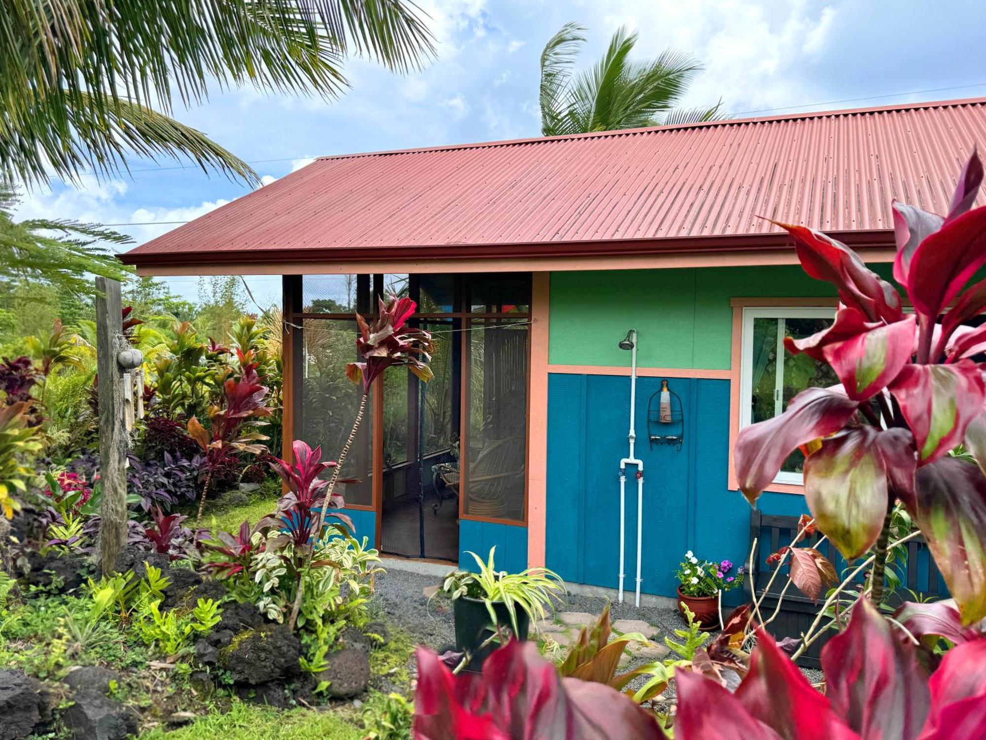Tropical Zen Bungalow Pahoa Exterior foto